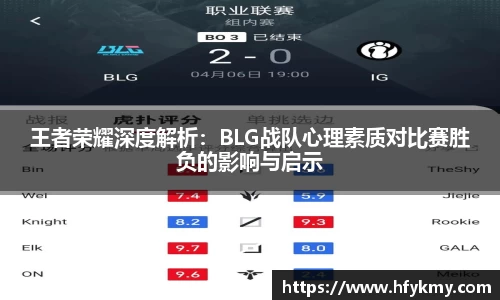 王者荣耀深度解析：BLG战队心理素质对比赛胜负的影响与启示
